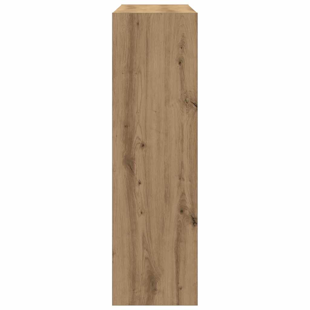 Bibliothèque chêne artisanal 100 x 30 x 103 cm - XIOS