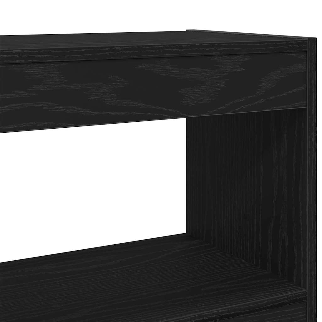 Bibliothèque Chêne noir 100 x 30 x 103 cm Bois d'ingénierie - XIOS