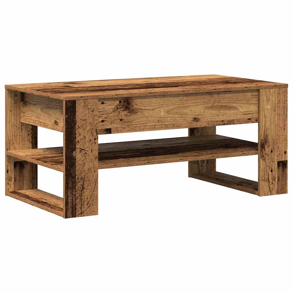 Table basse Bois ancien 102 x 55 x 45 cm Bois d'ingénierie - XIOS