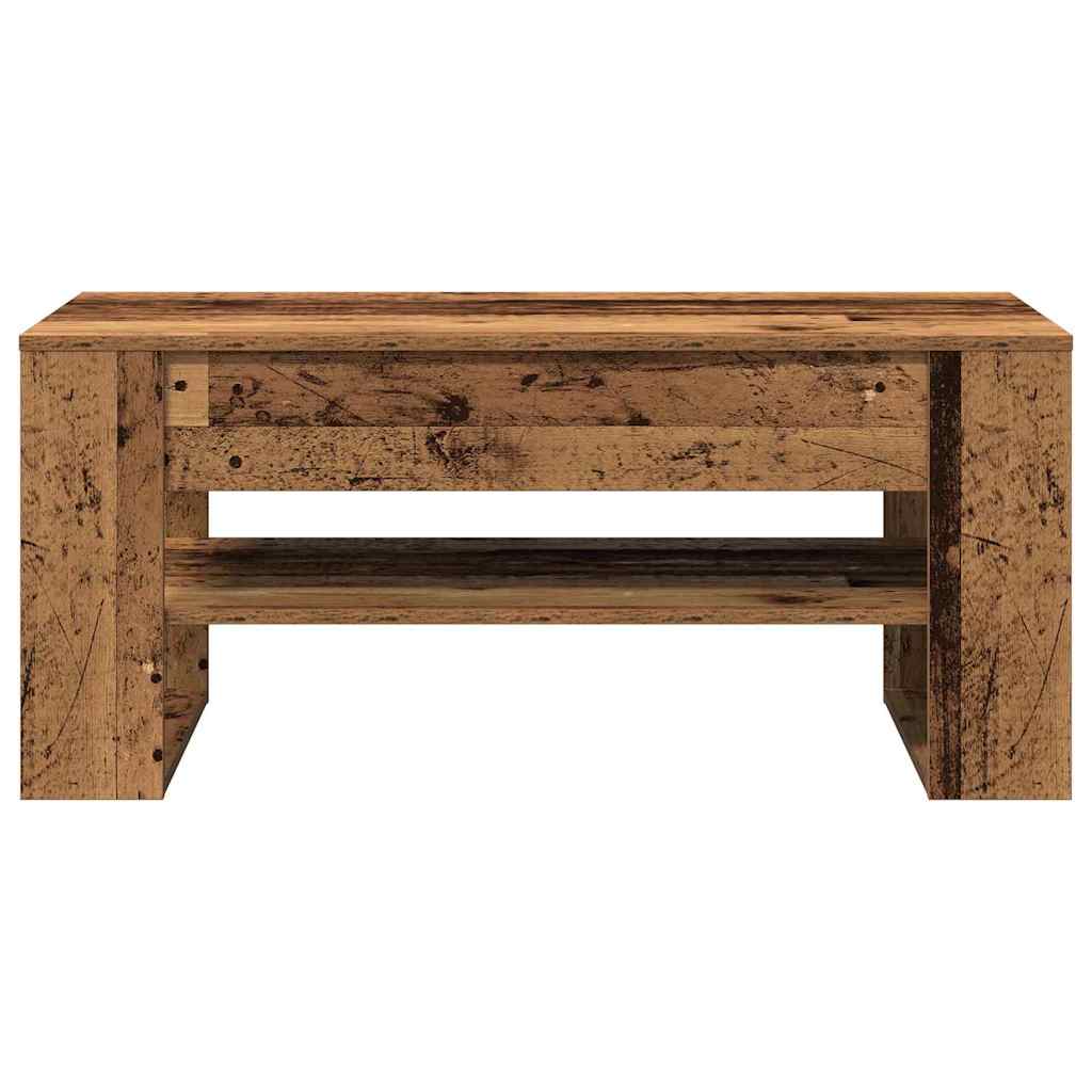 Table basse Bois ancien 102 x 55 x 45 cm Bois d'ingénierie - XIOS