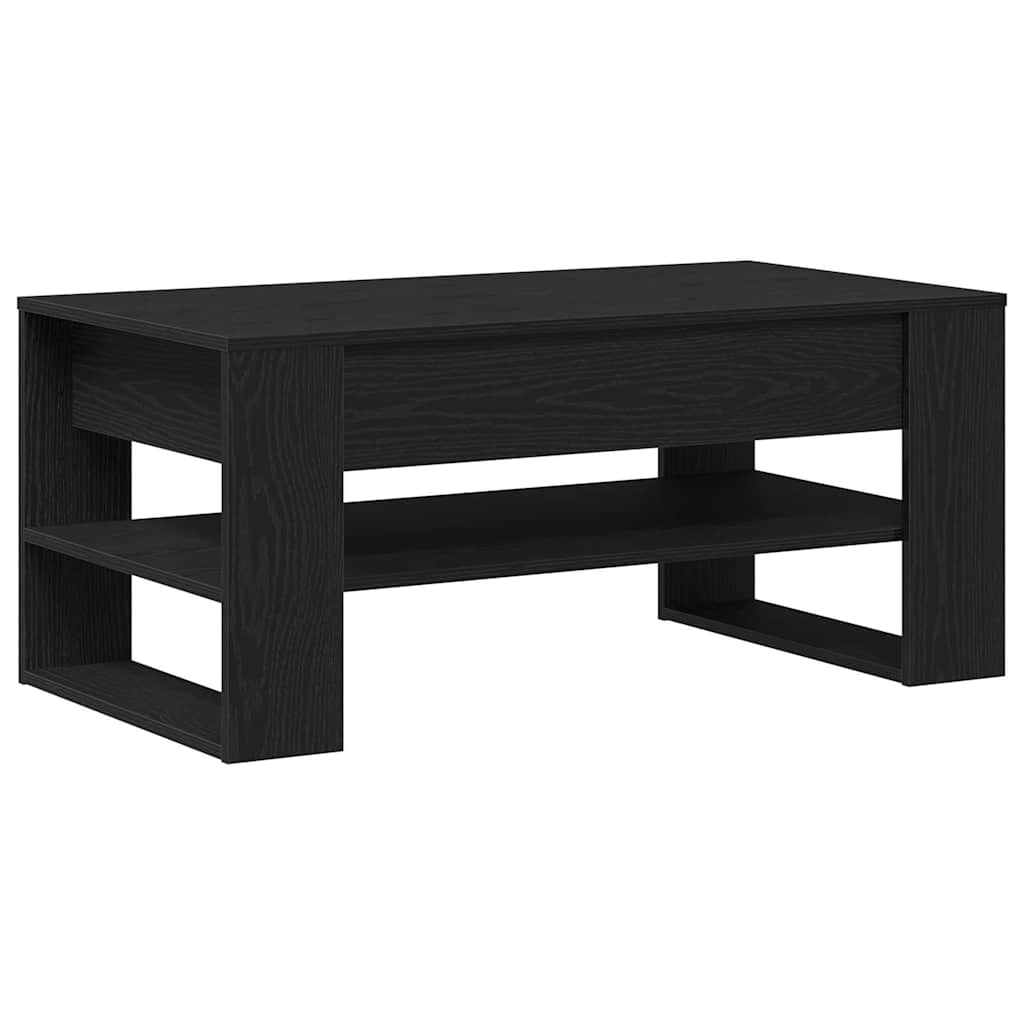 Table basse Chêne noir 102 x 55 x 45 cm Bois d'ingénierie - XIOS