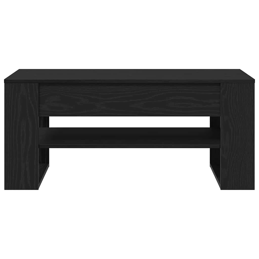 Table basse Chêne noir 102 x 55 x 45 cm Bois d'ingénierie - XIOS