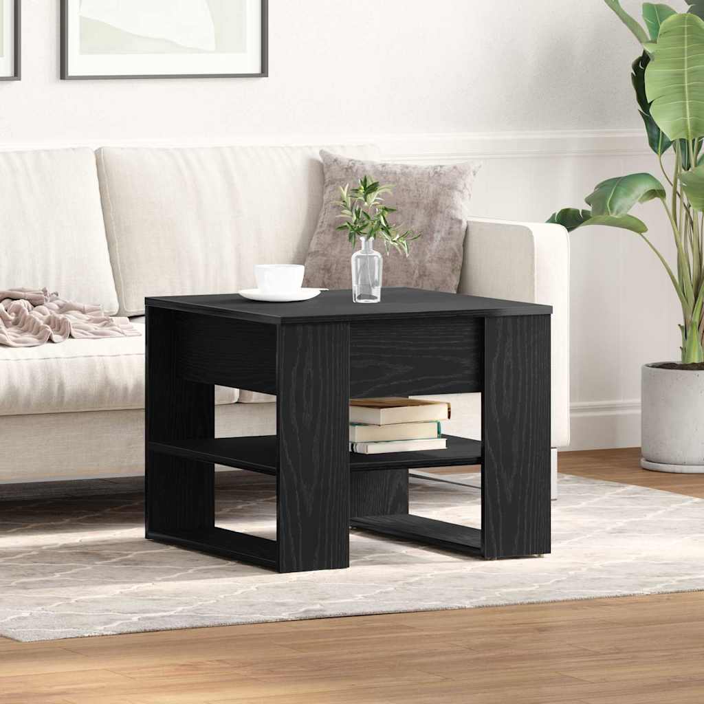 Table basse Chêne noir 55,5 x 55 x 45 cm Bois d'ingénierie - XIOS