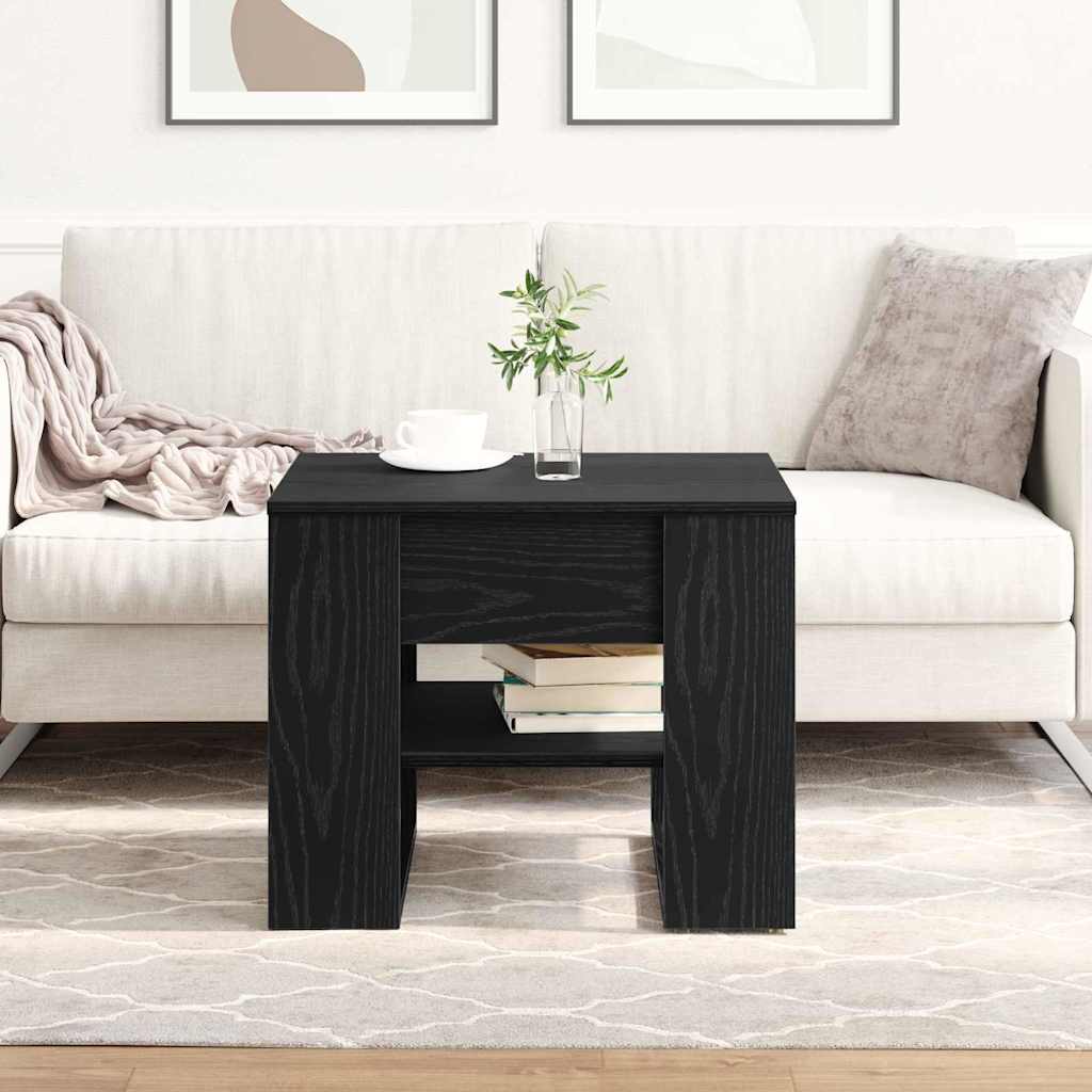 Table basse Chêne noir 55,5 x 55 x 45 cm Bois d'ingénierie - XIOS
