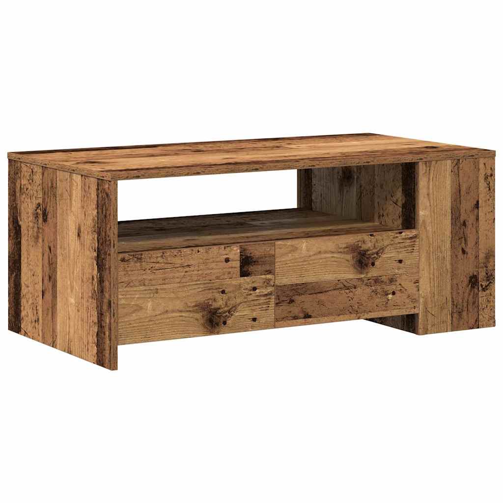 Table basse Bois ancien 102 x 55 x 43.5 cm Bois d'ingénierie - XIOS