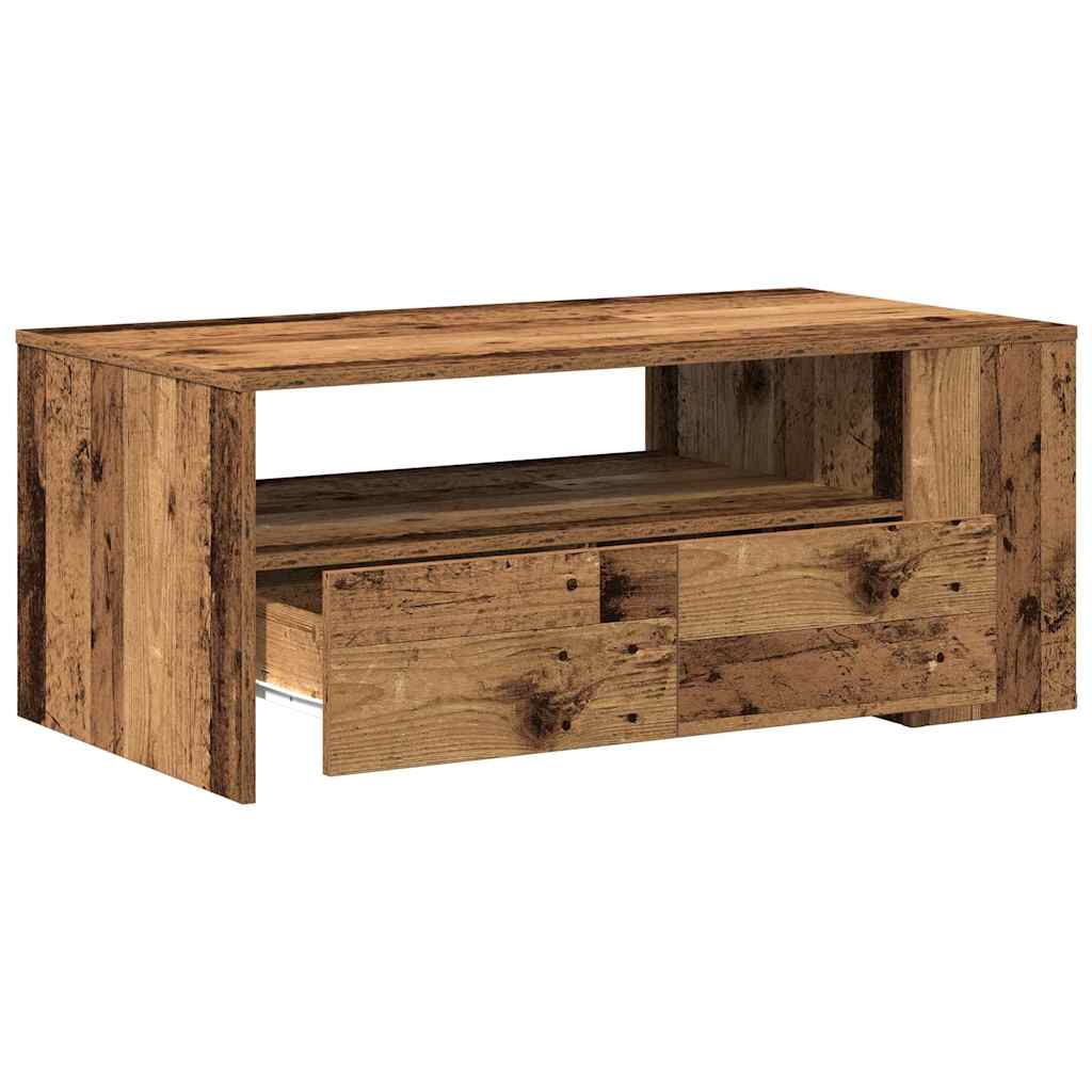 Table basse Bois ancien 102 x 55 x 43.5 cm Bois d'ingénierie - XIOS
