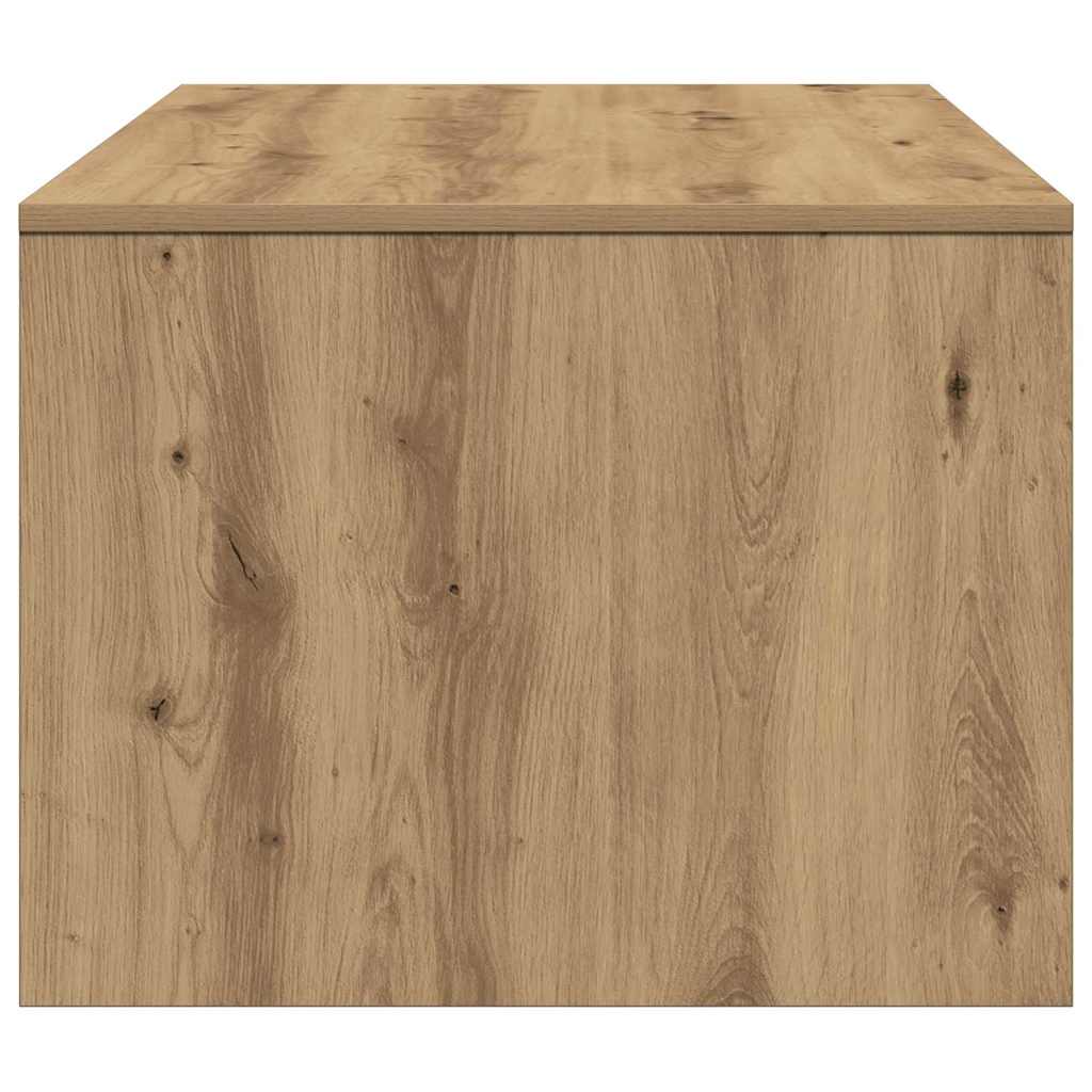 Table basse avec tiroir Chêne artisanal 102 x 55 x 43,5 cm - XIOS