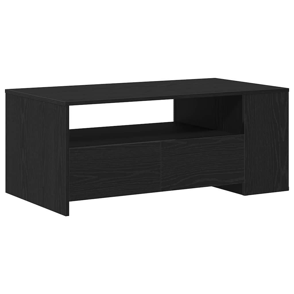 Table basse Chêne noir 102 x 55 x 43,5 cm Bois d'ingénierie - XIOS