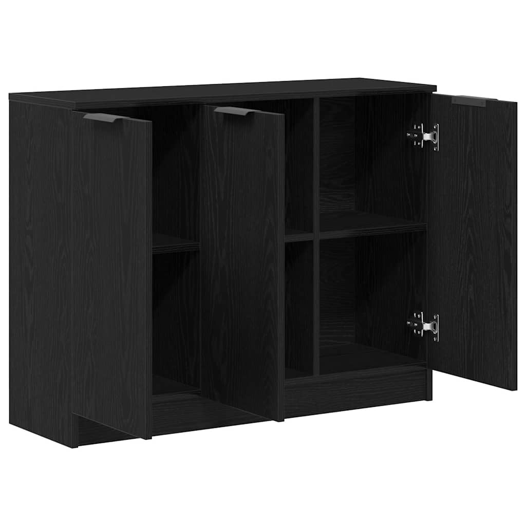 Buffet Chêne noir 90,5 x 30 x 70 cm Bois d'ingénierie - XIOS