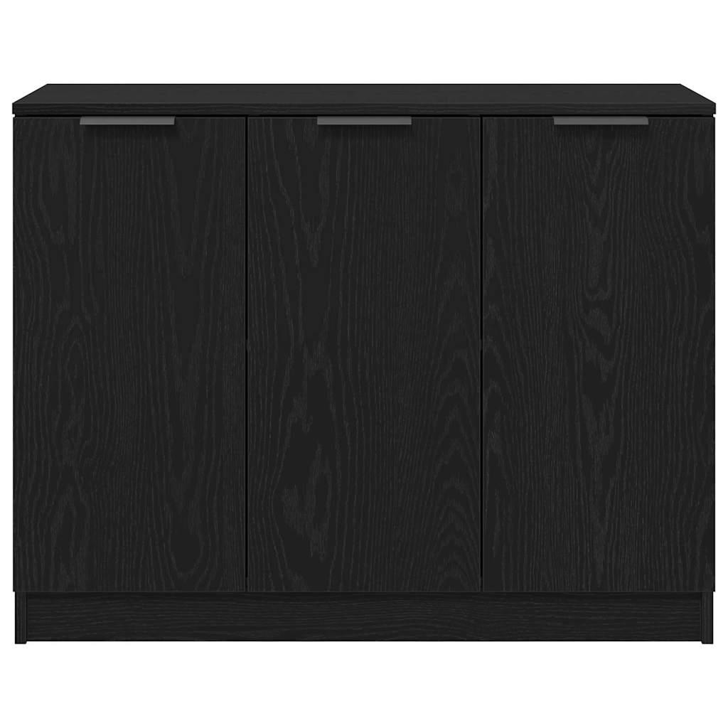 Buffet Chêne noir 90,5 x 30 x 70 cm Bois d'ingénierie - XIOS