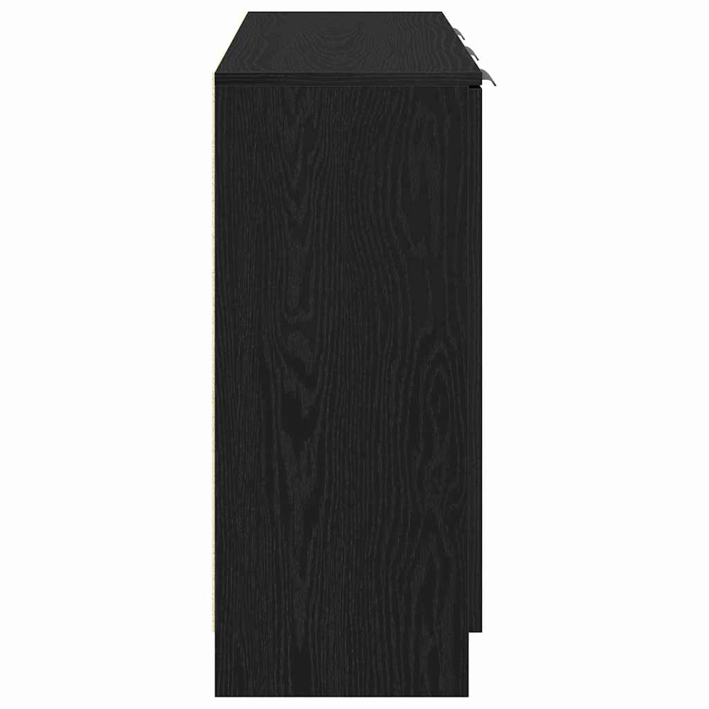 Buffet Chêne noir 90,5 x 30 x 70 cm Bois d'ingénierie - XIOS
