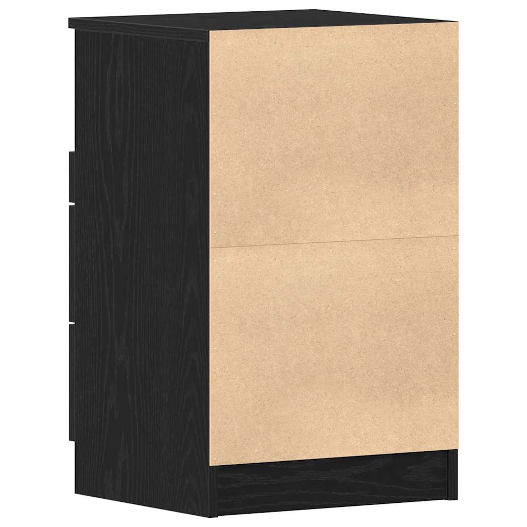 Cabinet de chevet Chêne noir 40 x 35 x 65 cm Bois d'ingénierie