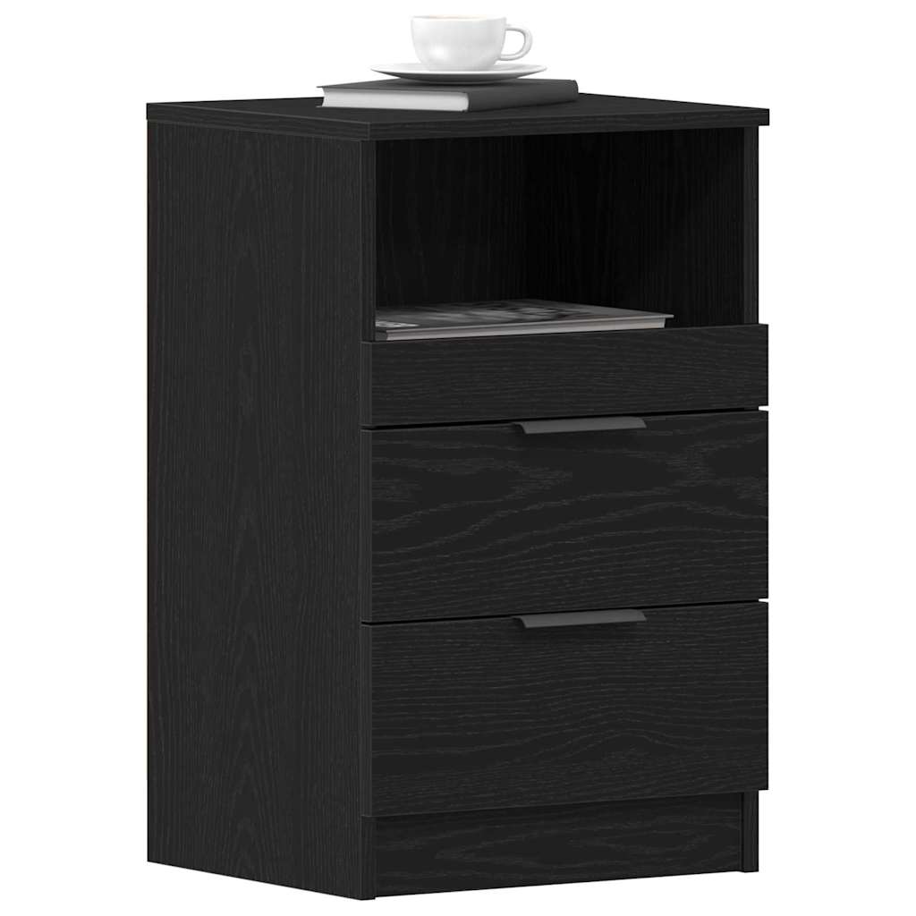 Cabinet de chevet Chêne noir 40 x 35 x 65 cm Bois d'ingénierie