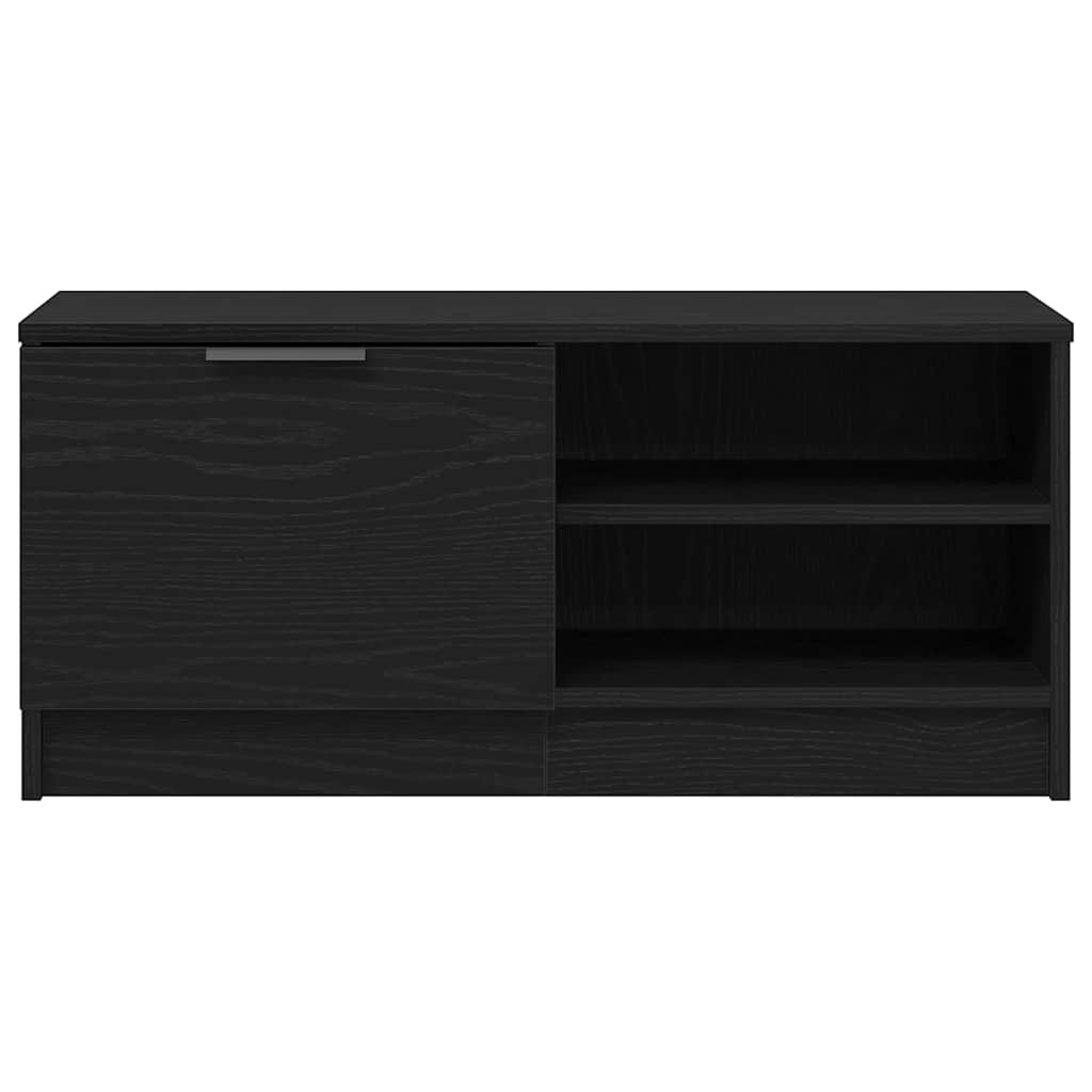Meuble TV 2 pcs Noir 80 x 35 x 36.5 cm Bois d'ingénierie - XIOS