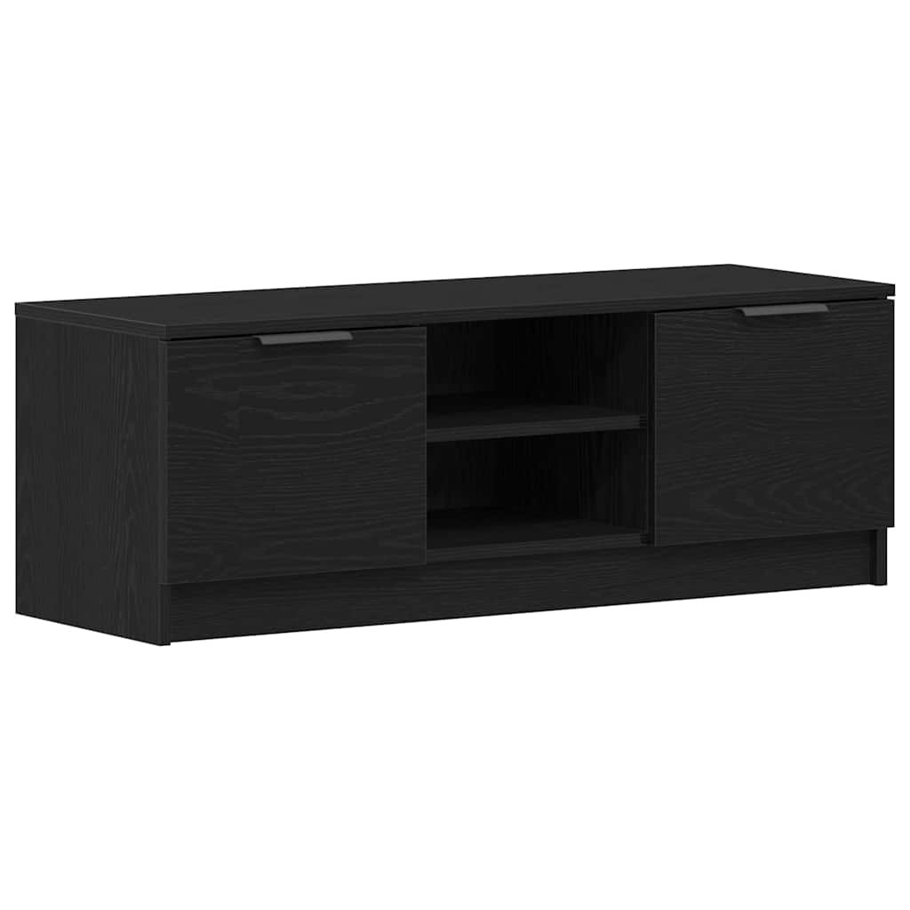 Meuble TV 102 x 32 x 35.5 cm Chêne noir Bois d'ingénierie - XIOS