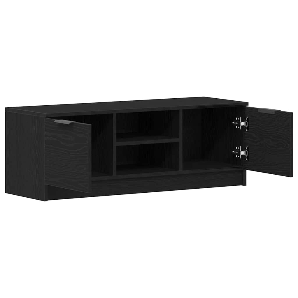 Meuble TV 102 x 32 x 35.5 cm Chêne noir Bois d'ingénierie - XIOS