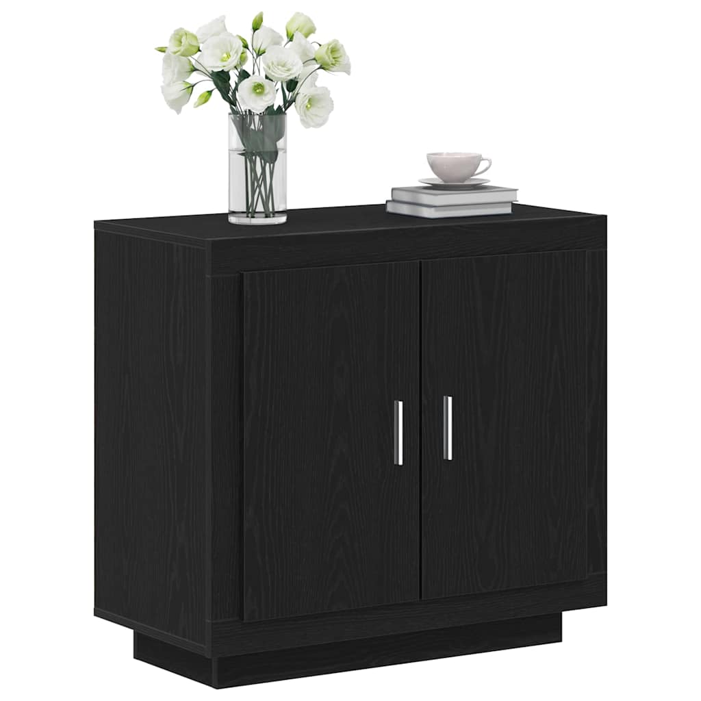 Buffet Noir 80 x 40 x 75 cm Bois d'ingénierie - XIOS