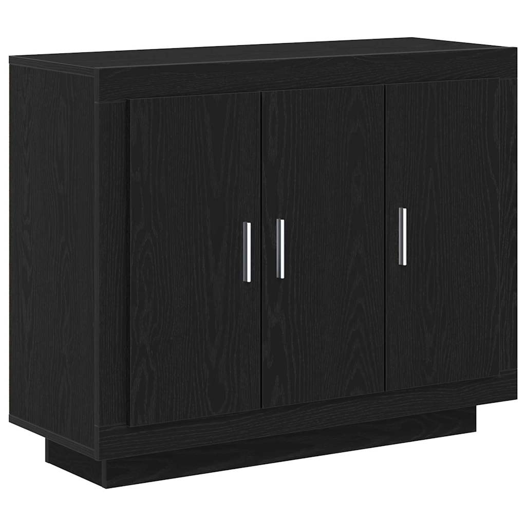 Buffet Noir 92 x 35 x 75 cm Bois d'ingénierie - XIOS