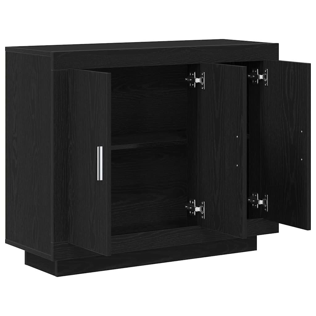 Buffet Noir 92 x 35 x 75 cm Bois d'ingénierie - XIOS