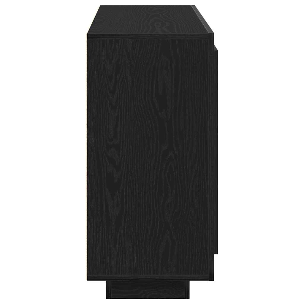 Buffet Noir 92 x 35 x 75 cm Bois d'ingénierie - XIOS