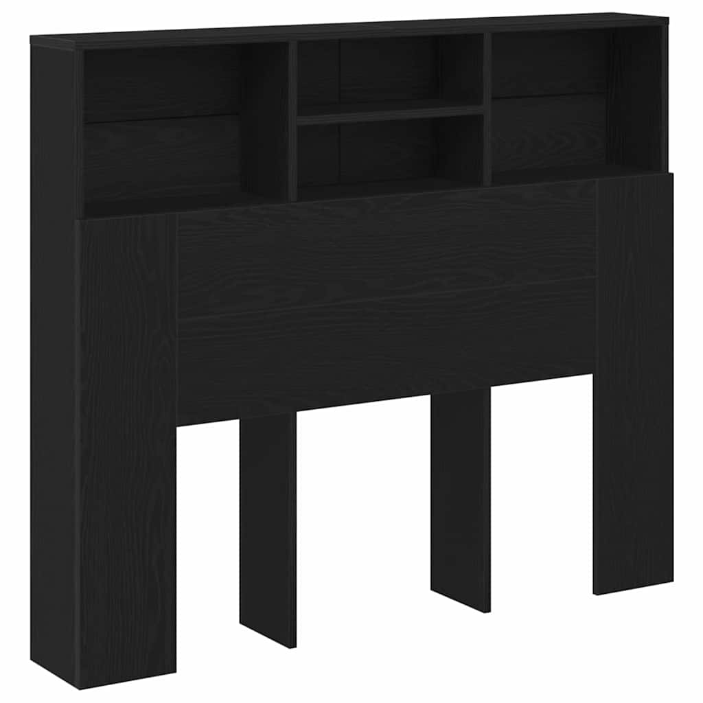Cabinet de Tête de Lit Chêne noir 120 x 19 x 103.5 cm - XIOS