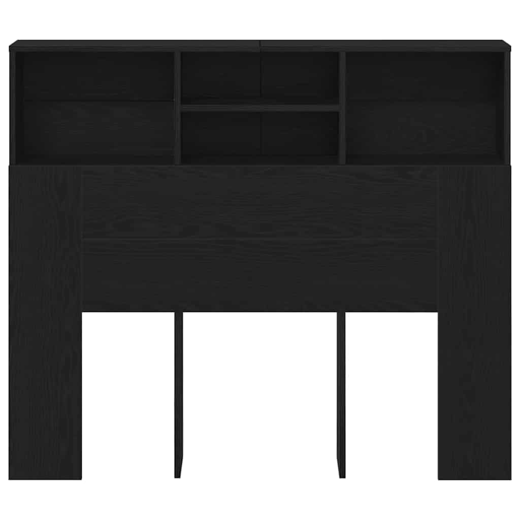 Cabinet de Tête de Lit Chêne noir 120 x 19 x 103.5 cm - XIOS