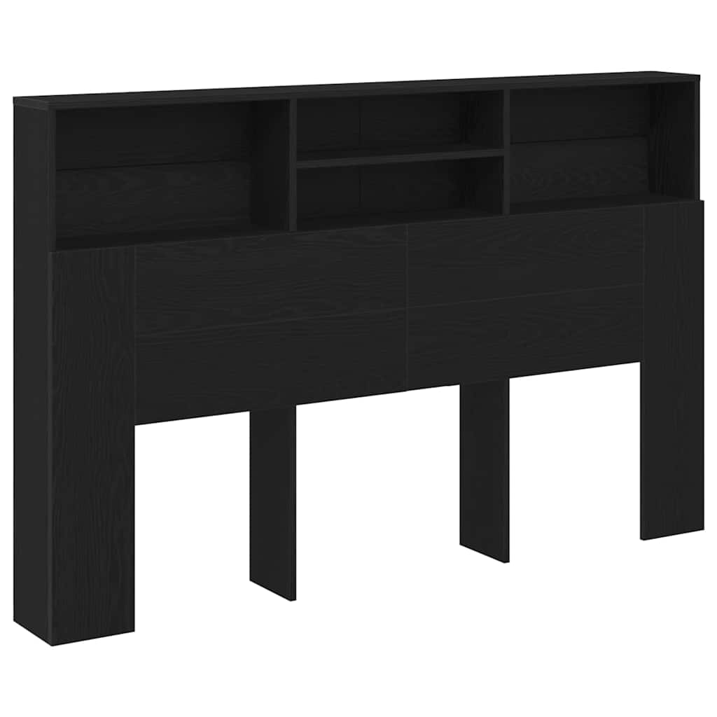 Cabinet de Tête de Lit Chêne noir 160 x 19 x 103.5 cm - XIOS