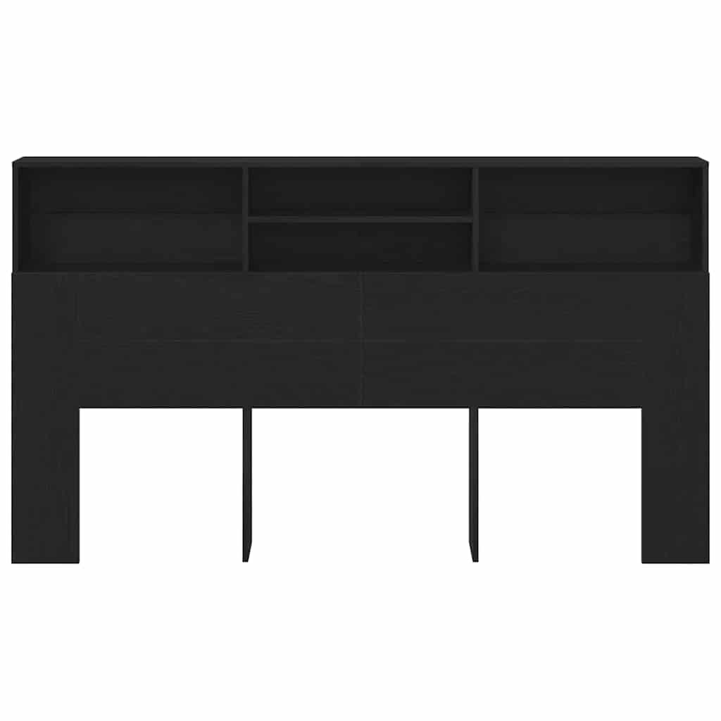 Cabinet de Tête de Lit Chêne noir 180 x 19 x 103.5 cm - XIOS