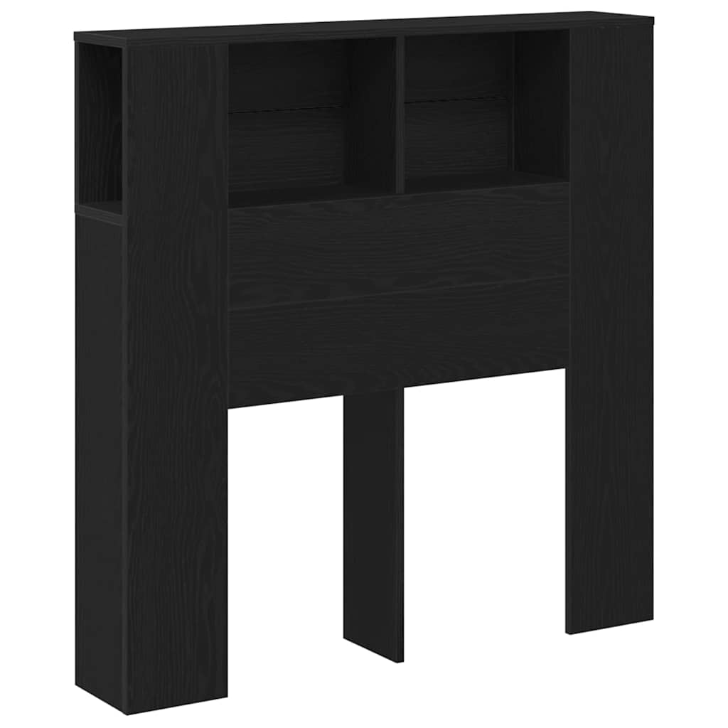 Cabinet de Tête de Lit Chêne noir 100 x 19 x 104.5 cm - XIOS