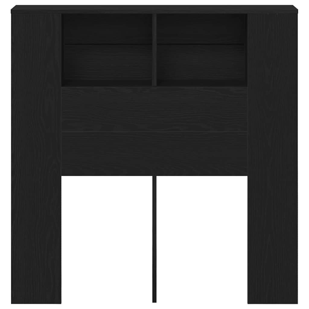 Cabinet de Tête de Lit Chêne noir 100 x 19 x 104.5 cm - XIOS