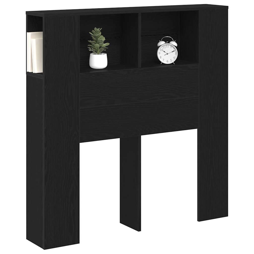 Cabinet de Tête de Lit Chêne noir 100 x 19 x 104.5 cm - XIOS