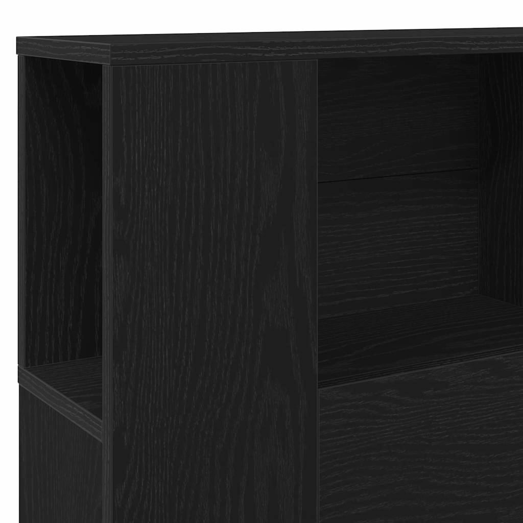 Cabinet de Tête de Lit Chêne noir 120 x 19 x 104,5 cm - XIOS