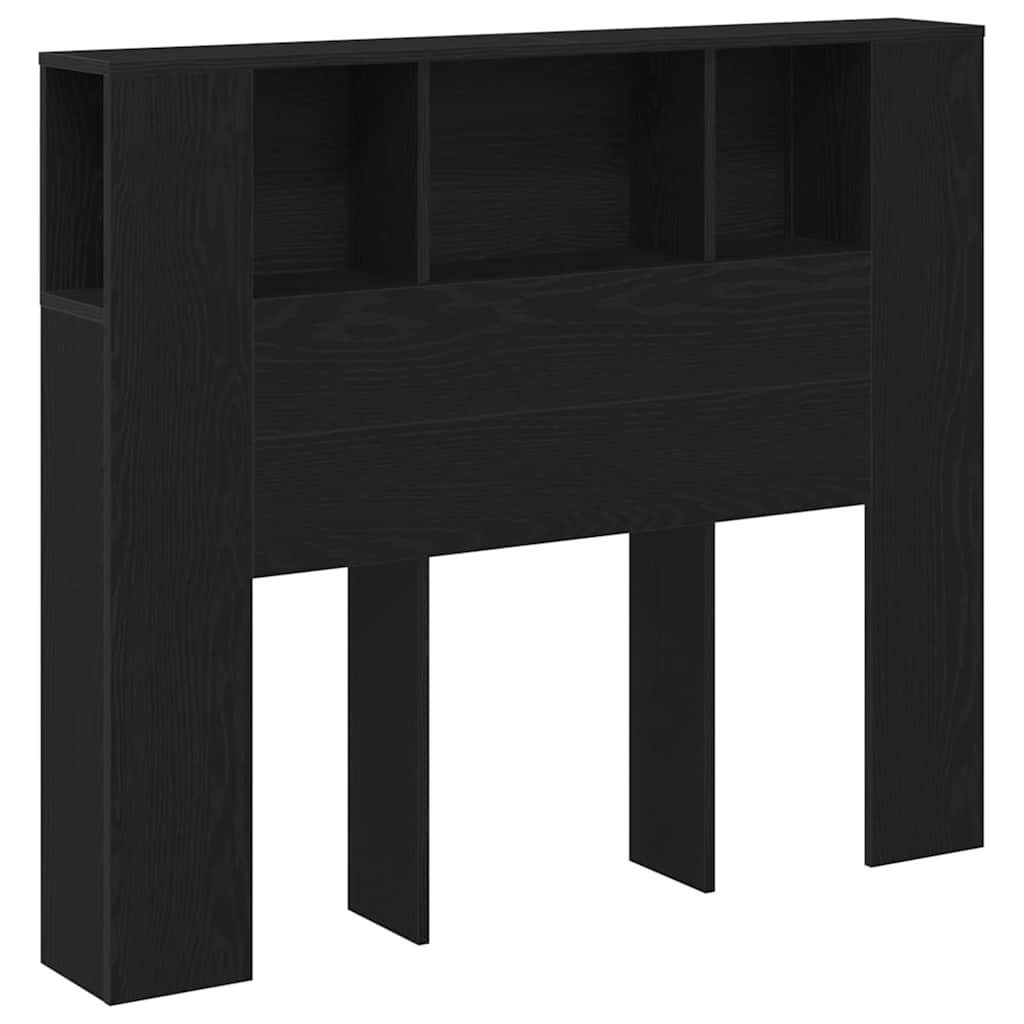 Cabinet de Tête de Lit Chêne noir 120 x 19 x 104,5 cm - XIOS