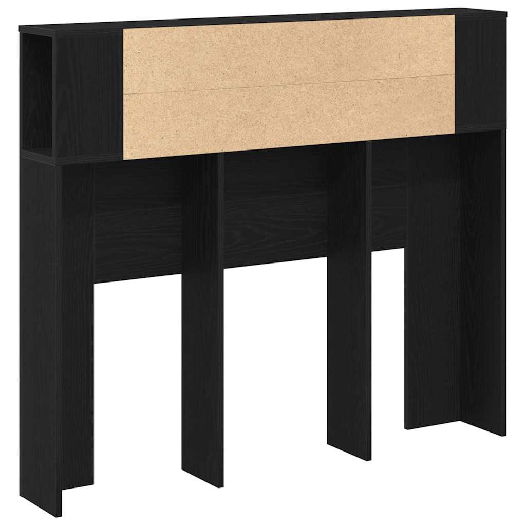 Cabinet de Tête de Lit Chêne noir Bois d'ingénierie - XIOS