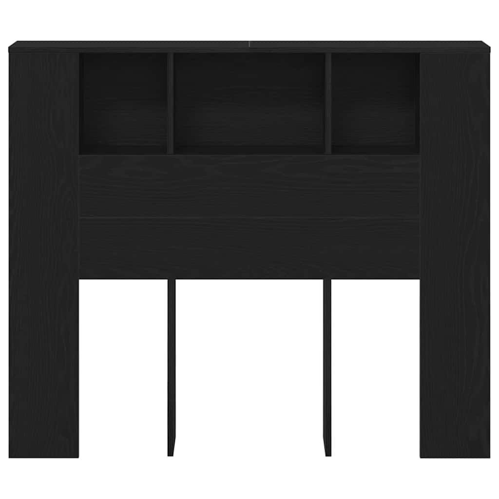 Cabinet de Tête de Lit Chêne noir 120 x 19 x 104,5 cm - XIOS