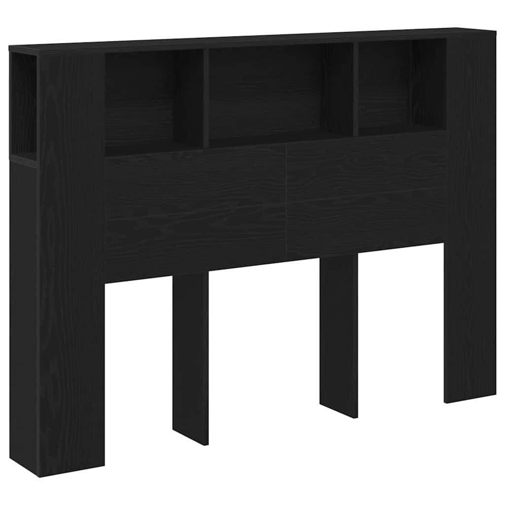 Cabinet de Tête de Lit Chêne noir 140 x 19 x 104,5 cm - XIOS