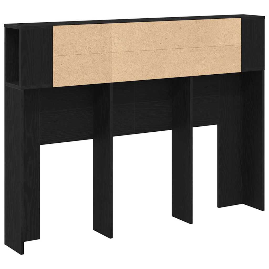 Cabinet de Tête de Lit Chêne noir 140 x 19 x 104,5 cm - XIOS