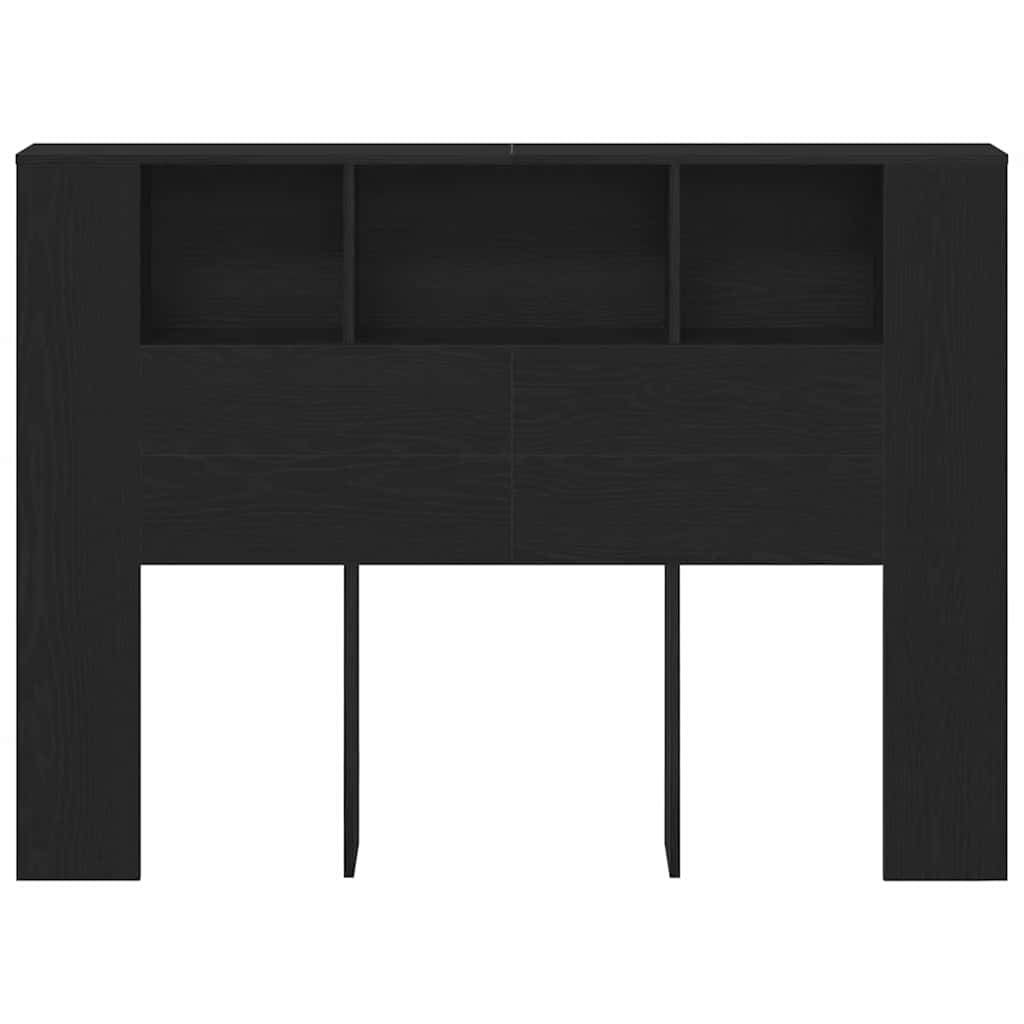 Cabinet de Tête de Lit Chêne noir 140 x 19 x 104,5 cm - XIOS