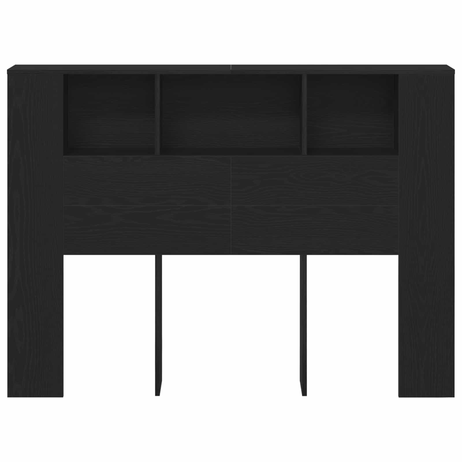 Cabinet de Tête de Lit Chêne noir Bois d'ingénierie - XIOS
