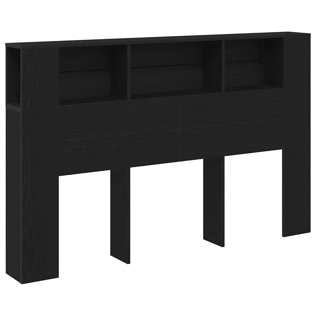 Cabinet de Tête de Lit Chêne noir 160 x 19 x 104,5 cm - XIOS