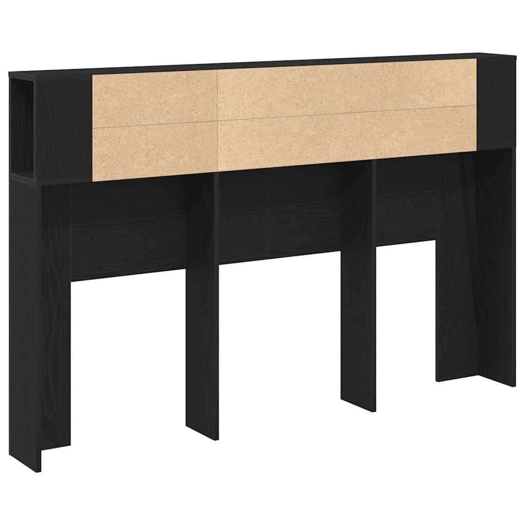 Cabinet de Tête de Lit Chêne noir 160 x 19 x 104,5 cm - XIOS