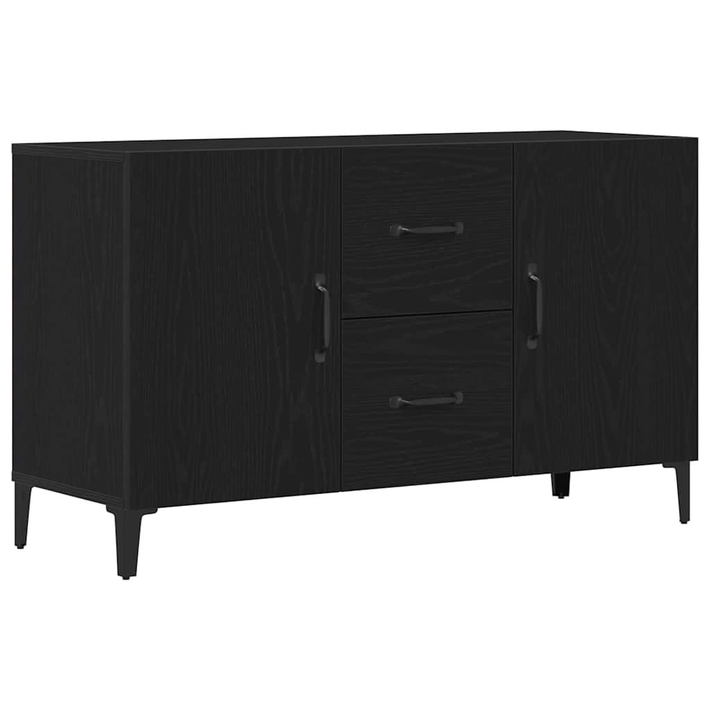 Buffet avec tiroir Noir 100 x 36 x 60 cm Bois d'ingénierie - XIOS
