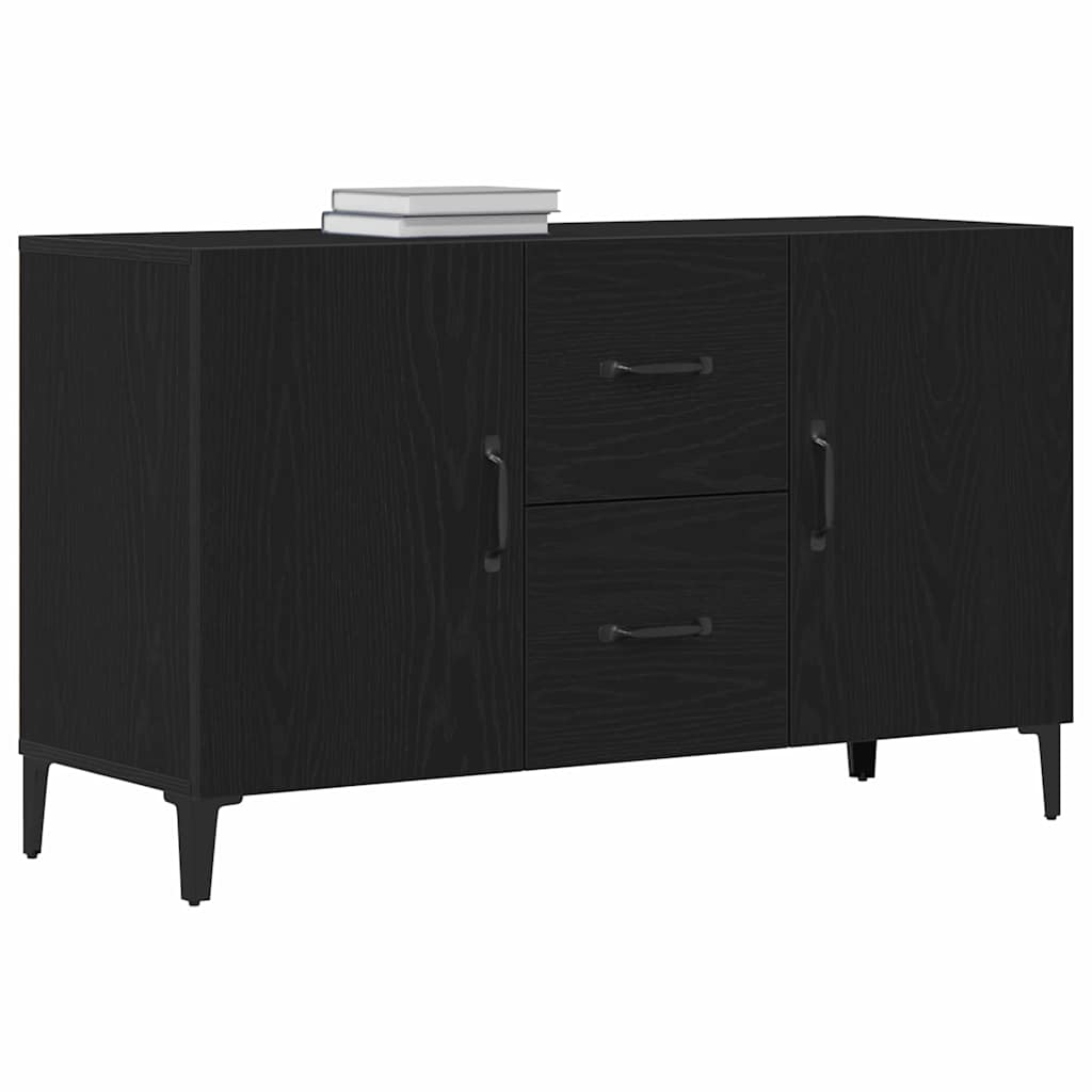 Buffet avec tiroir Noir 100 x 36 x 60 cm Bois d'ingénierie - XIOS