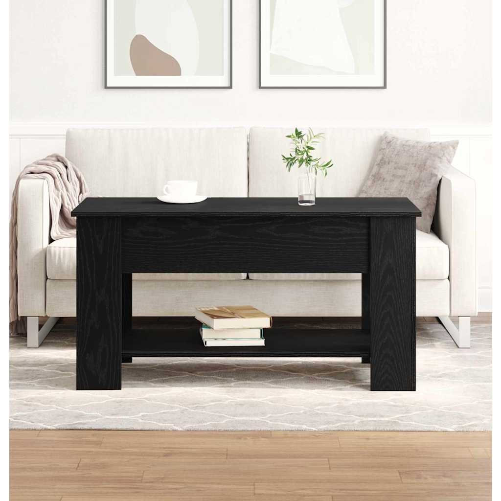 Table basse Chêne noir 101 x 49 x 52 cm Bois d'ingénierie - XIOS