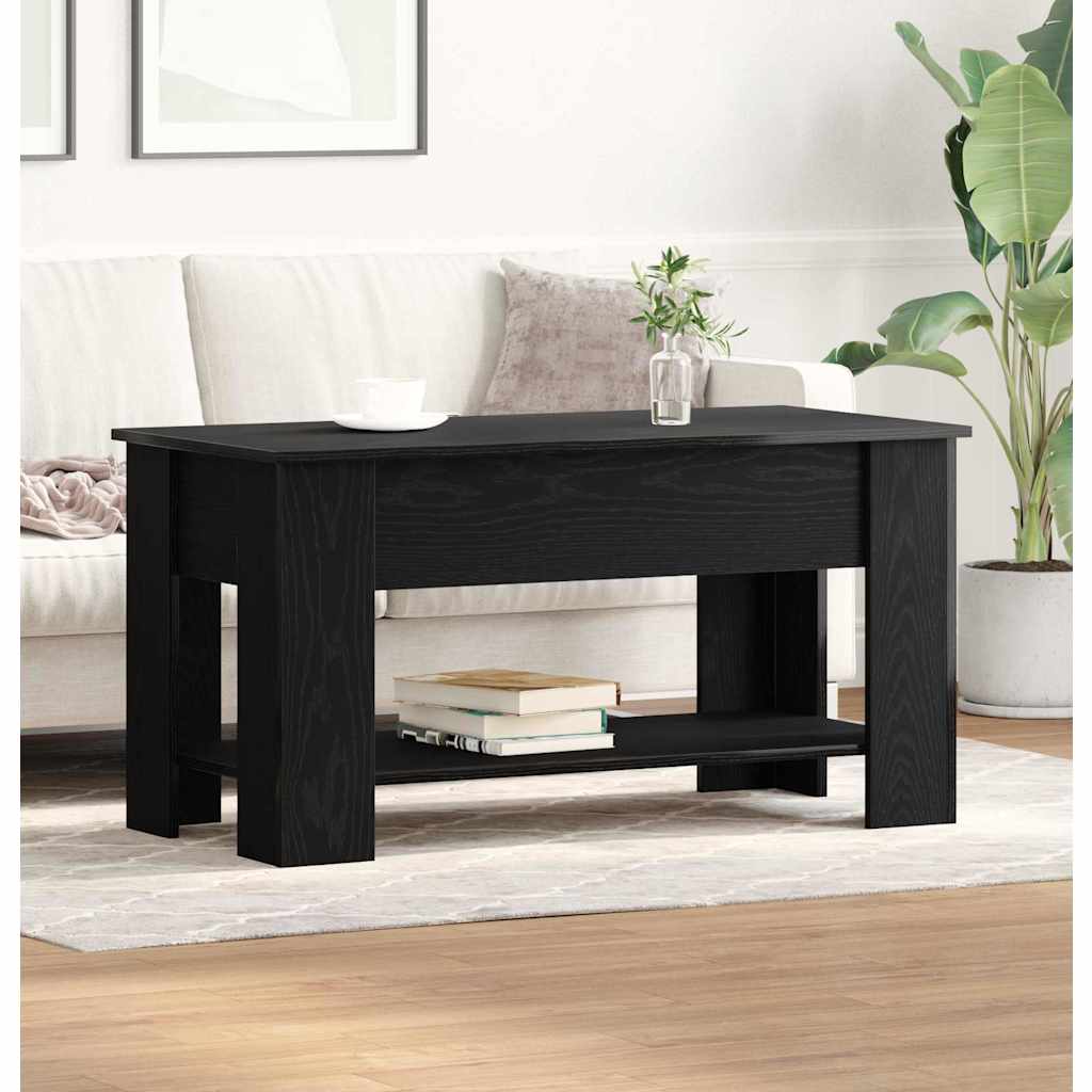 Table basse Chêne noir 101 x 49 x 52 cm Bois d'ingénierie - XIOS