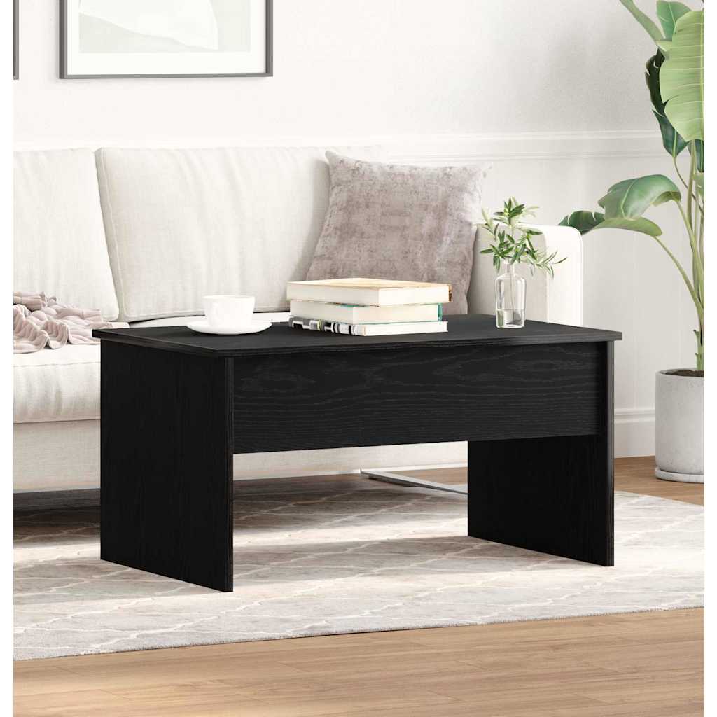 Table basse Chêne noir 80 x 50.5 x 41.5 cm Bois d'ingénierie - XIOS