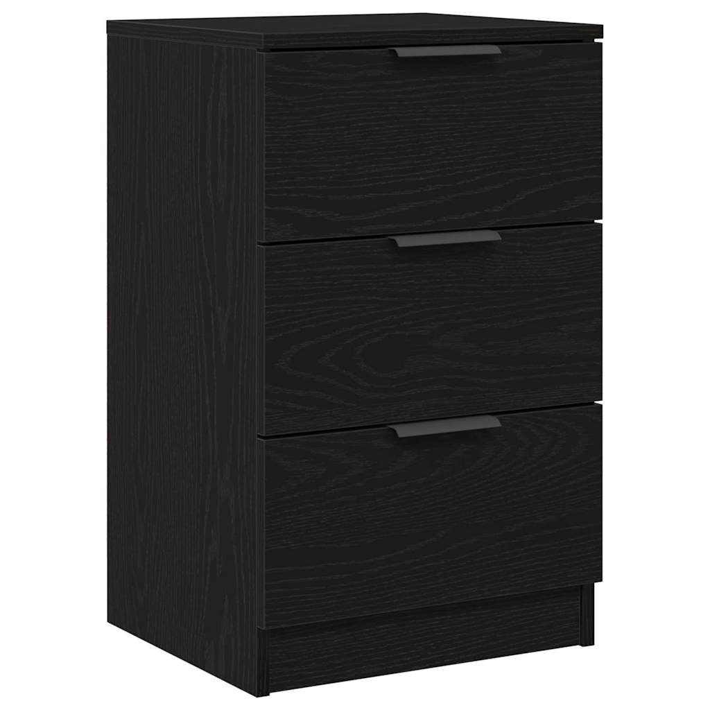 Cabinet de chevet Chêne noir 40 x 65 x 65 cm Bois d'ingénierie