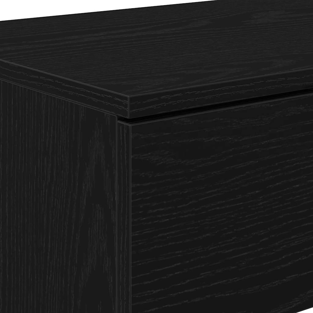 Table console Chêne noir 90 x 36 x 75 cm Bois d'ingénierie - XIOS