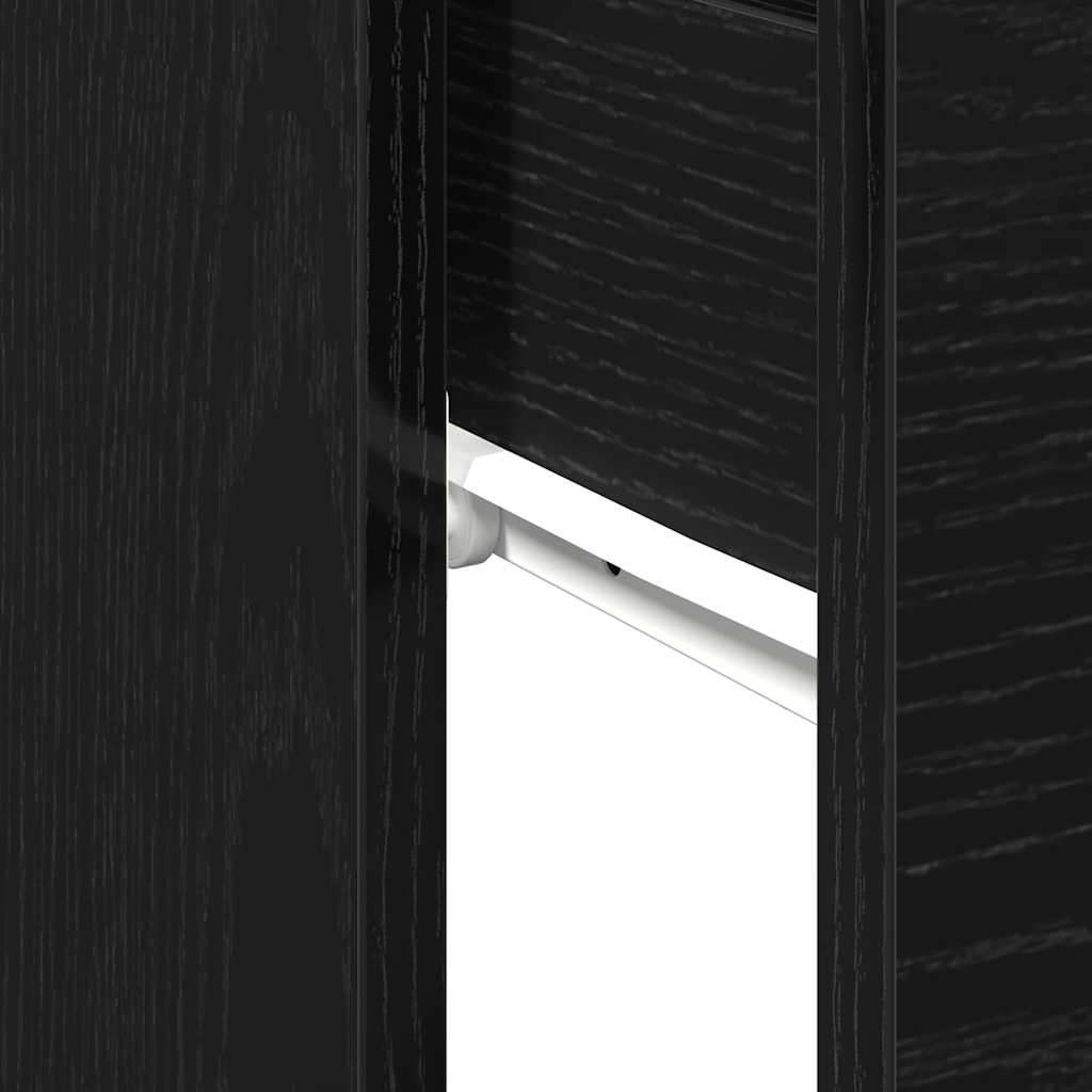 Table console Chêne noir 90 x 36 x 75 cm Bois d'ingénierie - XIOS