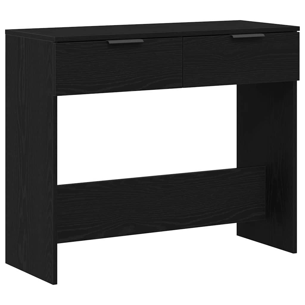 Table console Chêne noir 30 x 36 x 75 cm Bois d'ingénierie - XIOS